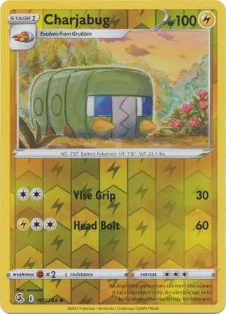 Charjabug Reverse Holo 100 Normal