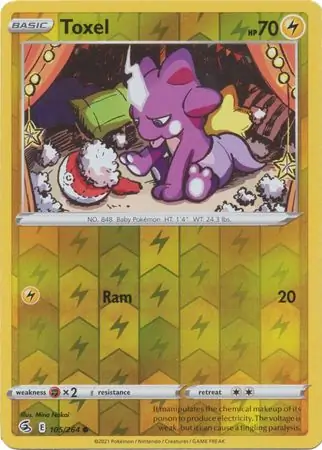 Toxel Reverse Holo 105 Normal