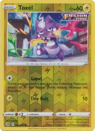Toxel Reverse Holo 106 Normal