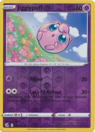 Jigglypuff Reverse Holo 110