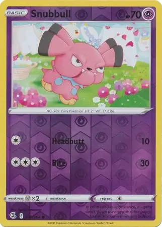 Snubbull Reverse Holo 115 Normal