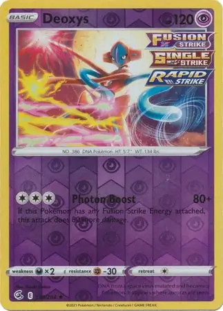 Deoxys Reverse Holo 120 Normal