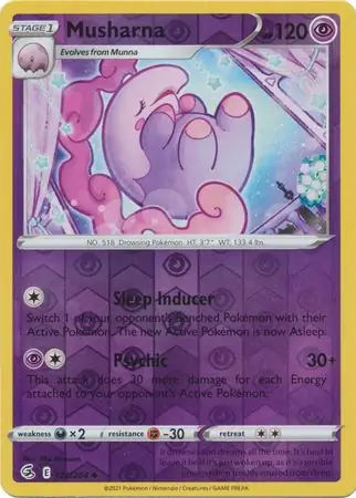 Musharna Reverse Holo 122 Normal