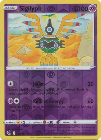 Sigilyph Reverse Holo 123 Normal