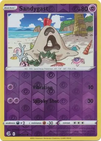 Sandygast Reverse Holo 125 Normal