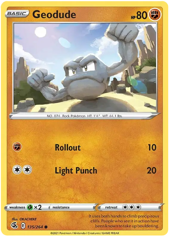 Geodude 135 Normal