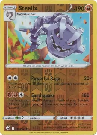Steelix Reverse Holo 139 Normal