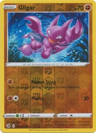 Gligar Reverse Holo 140 Normal