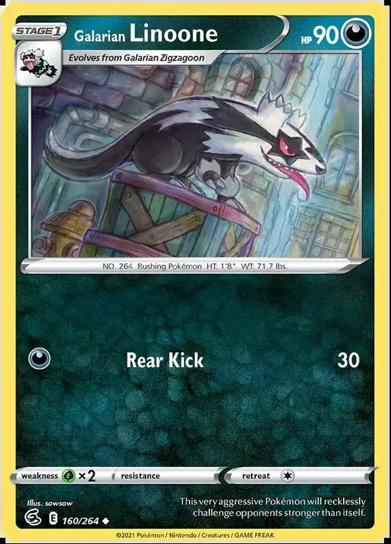 Galarian Linoone 160 Normal