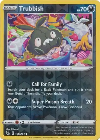 Trubbish Reverse Holo 168 Normal