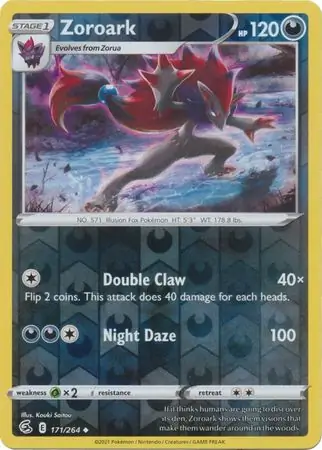 Zoroark Reverse Holo 171 Normal