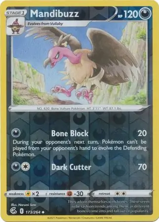 Mandibuzz Reverse Holo 173 Normal