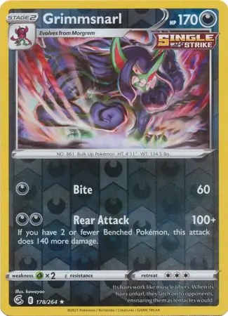 Grimmsnarl Reverse Holo 178 Normal