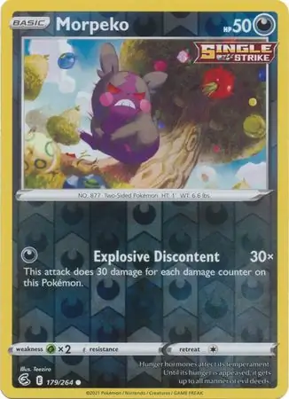 Morpeko Reverse Holo 179 Normal