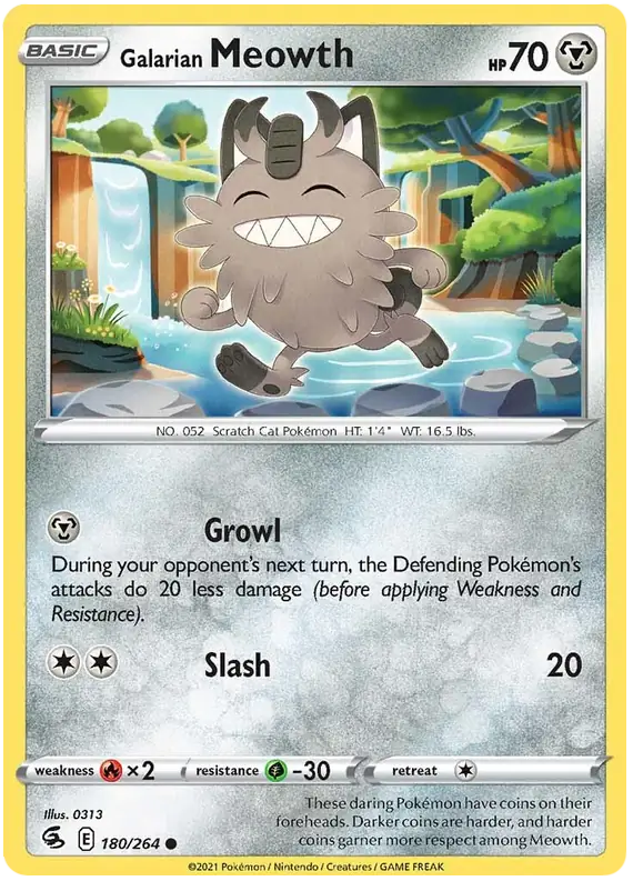 Galarian Meowth 180 Normal