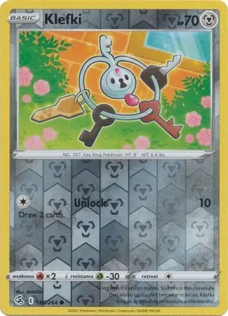 Klefki Reverse Holo 186 Normal