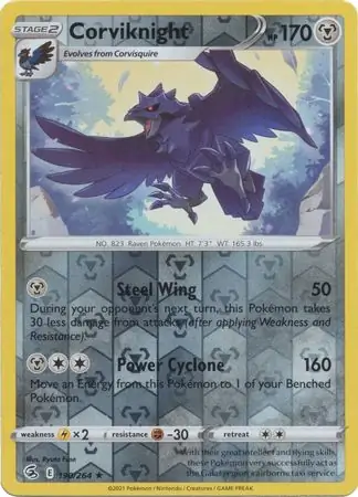 Corviknight Reverse Holo 190 Normal