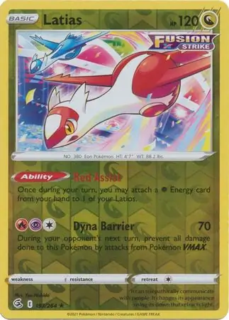 Latias Reverse Holo 193 Normal