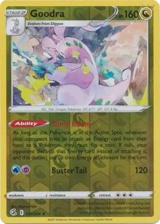 Goodra Reverse Holo 197 Normal