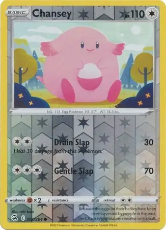 Chansey Reverse Holo 202 Normal