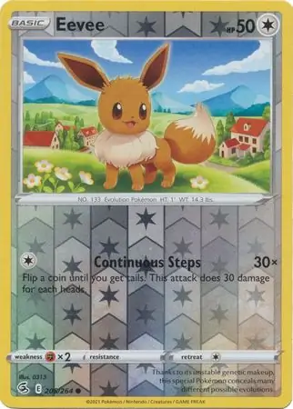 Eevee Reverse Holo 205 Normal