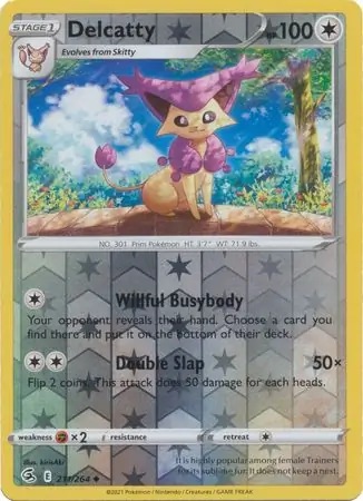 Delcatty Reverse Holo 211 Normal