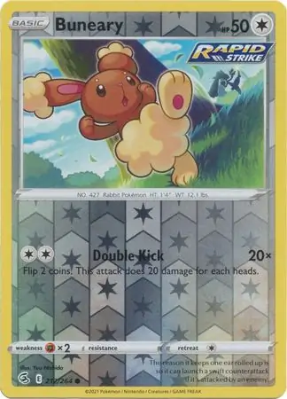 Buneary Reverse Holo 212 Normal