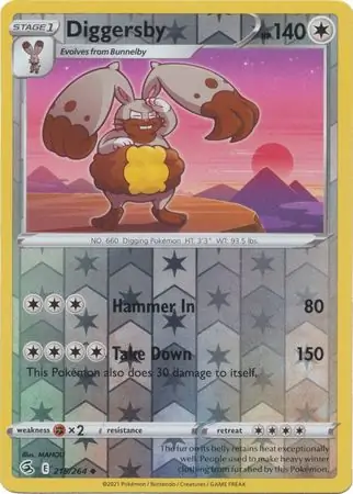 Diggersby Reverse Holo 215 Normal