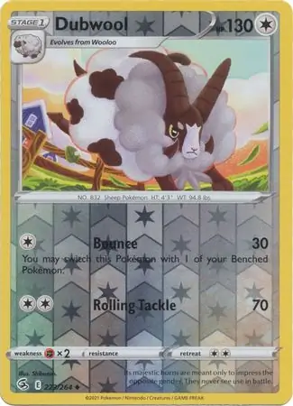 Dubwool Reverse Holo 223 Normal