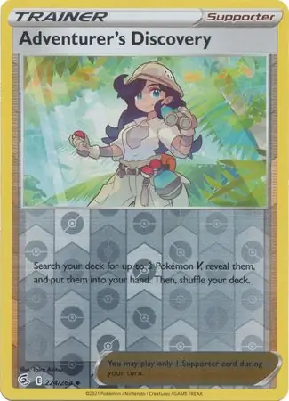 Adventurer's Discovery Reverse Holo 224 Normal
