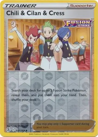 Chili & Cilan & Cress Reverse Holo 227 Normal