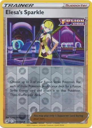 Elesa's Sparkle Reverse Holo 233 Normal