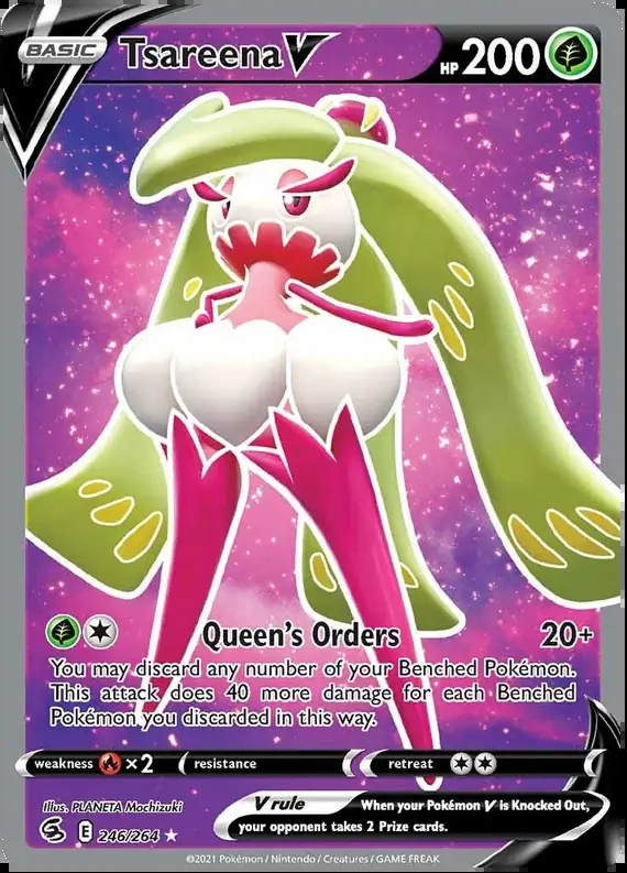 Tsareena V Full Art 246 Normal