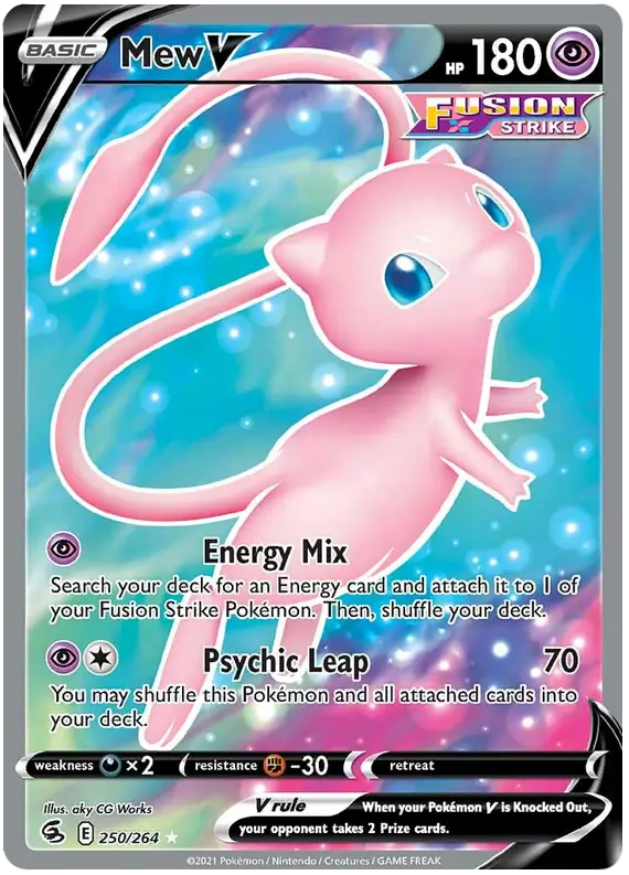 Mew V Full Art 250 Normal