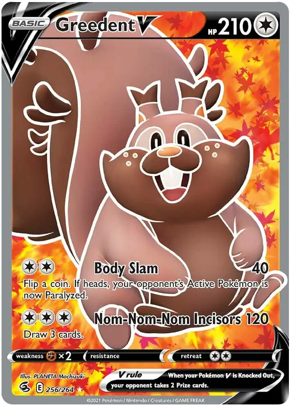 Greedent V Full Art 256 Normal