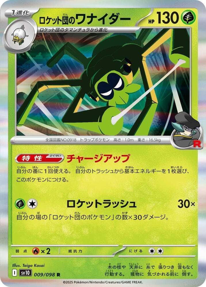 Team Rocket's Spidops 009