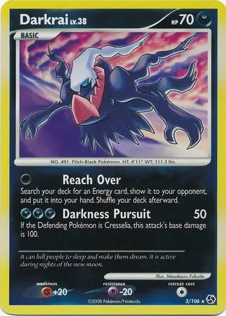 Darkrai Reverse Holo 3