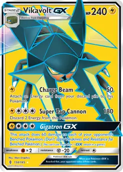 Full Art Vikavolt GX 134