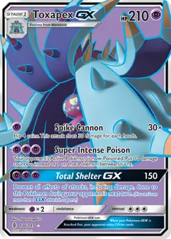 Full Art Toxapex GX 136