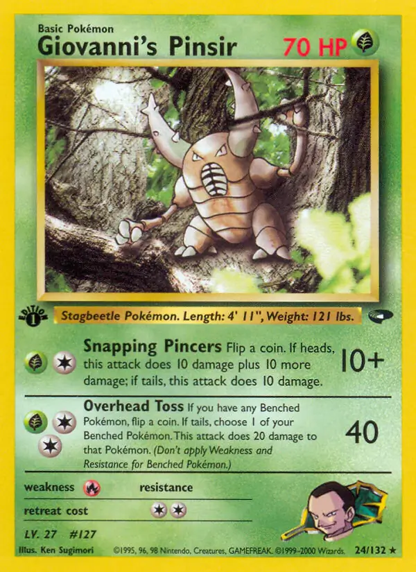 Giovanni's Pinsir 24 Normal