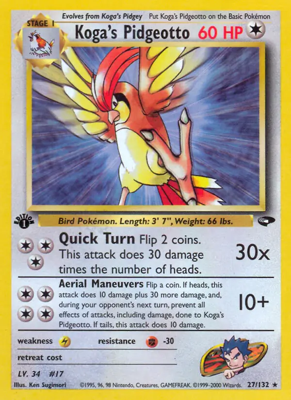 Koga's Pidgeotto 27