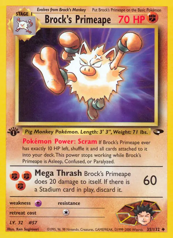 Brock's Primeape 35 Normal