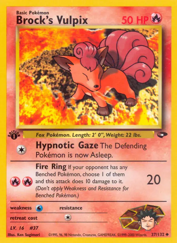 Brock's Vulpix 37 Normal