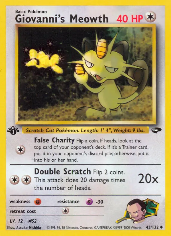 Giovanni's Meowth 43 Normal