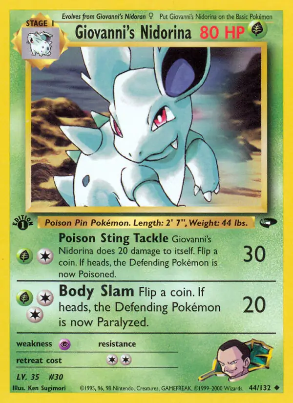 Giovanni's Nidorina 44 Normal