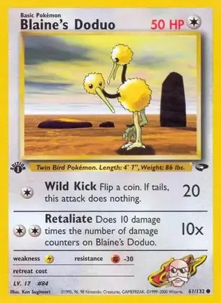 Blaine's Doduo 61 Normal