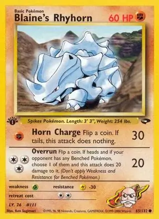 Blaine's Rhyhorn 65