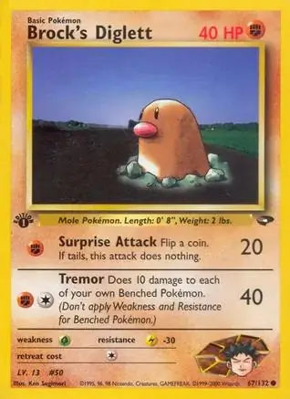 Blaine's Diglett 67 Normal