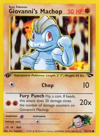 Giovanni's Machop 72