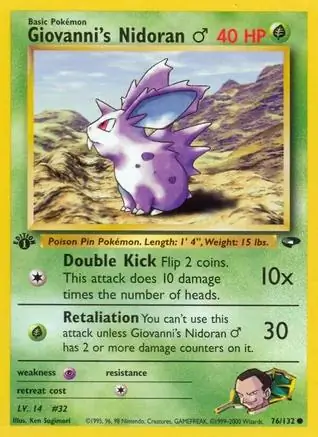 Giovanni's Nidoran Male 76 Normal